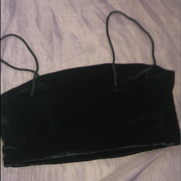 Velvet crop top - Picture 2 of 2